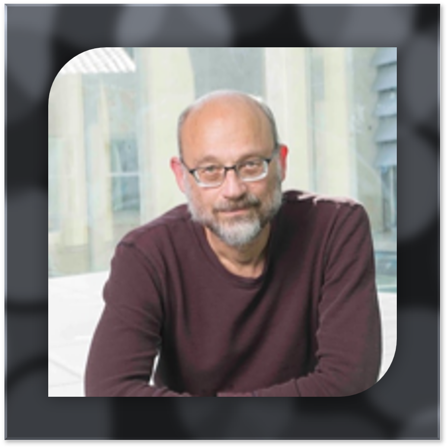 Profile image of Josh Cohen on a grey blurred background