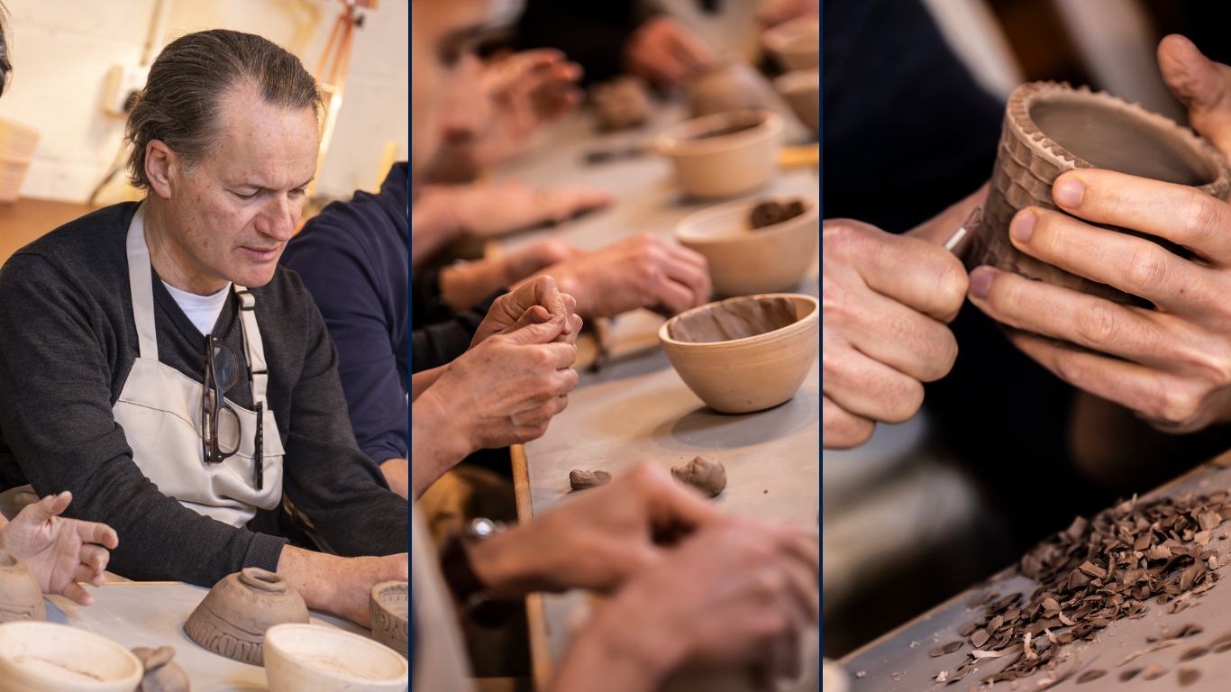 Professor Edward Harcourt attending Es Devlin workshop 