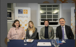 Group photo of the speakers at the colloquium titled The EU proposal for an AI regulation a step towards a responsible global AI framework