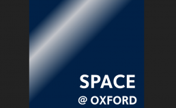 Dark background with Space @ Oxford in words