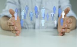 Stock image depicting social care