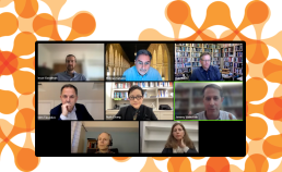 Screenshot from Zoom of Reich, Sahami, Weinstein, Goodman, Landemore, Conitzer, Chang and Tasioulas-
