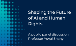 white logo and title on dark blue background