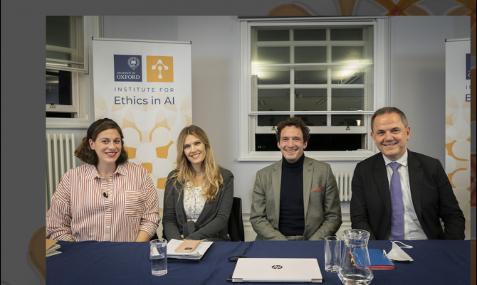 Group photo of the speakers at the colloquium titled The EU proposal for an AI regulation a step towards a responsible global AI framework