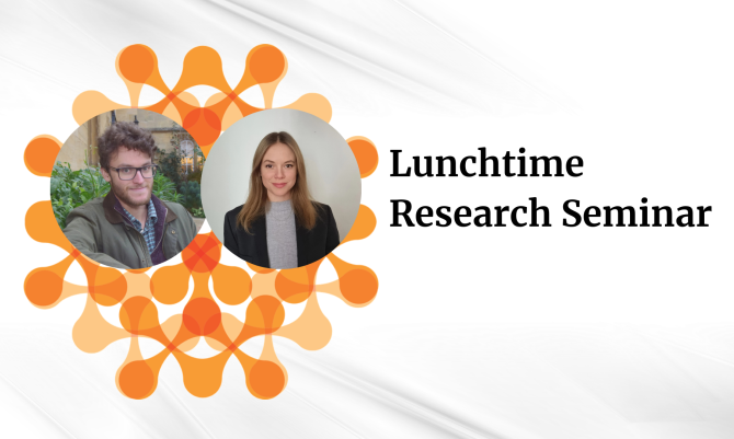 AI logo with photos of presenters