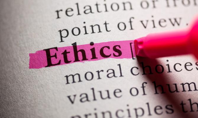 highlighted ethics