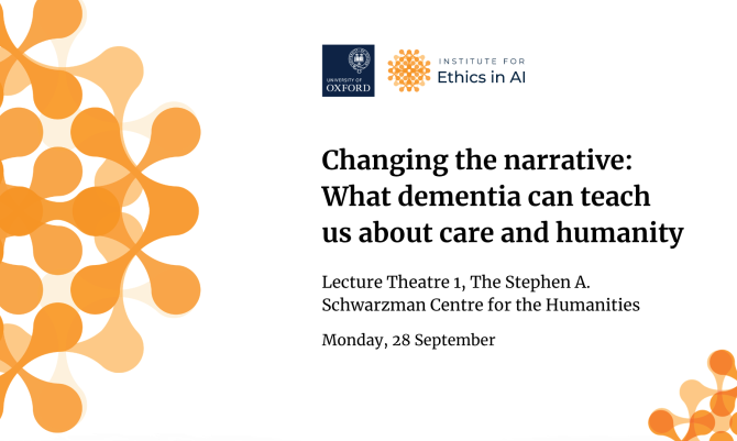 Changing the narrative: What dementia can teach us about care and humanity