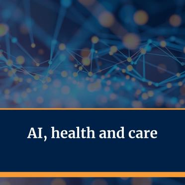 AI health and care