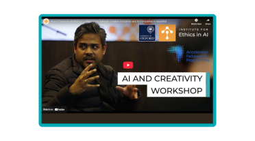 AI and Creativity workshop video cover