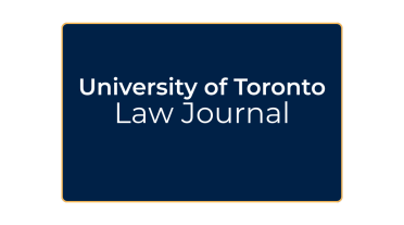 University of Toronto Law Journal