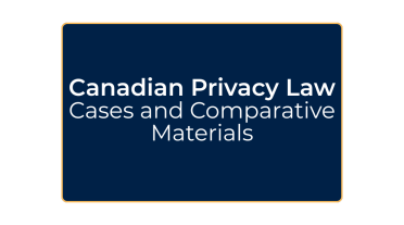 Canadian Privacy Law 
